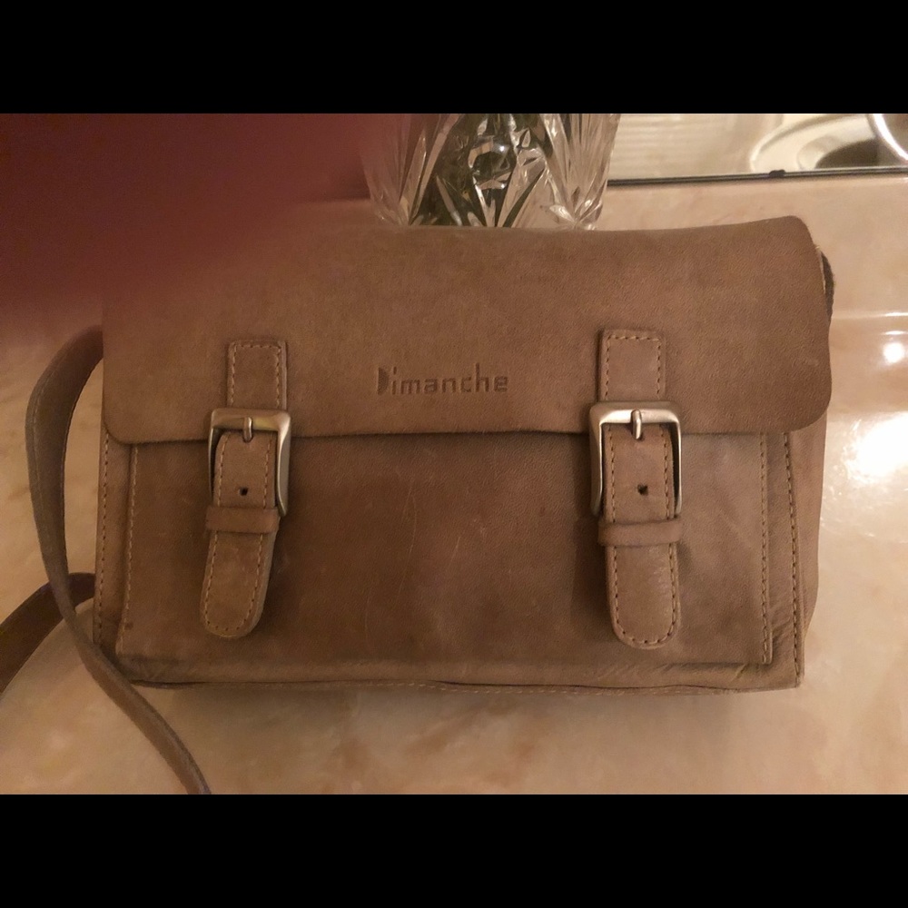 Neutral leather bag - Picture 4 of 5